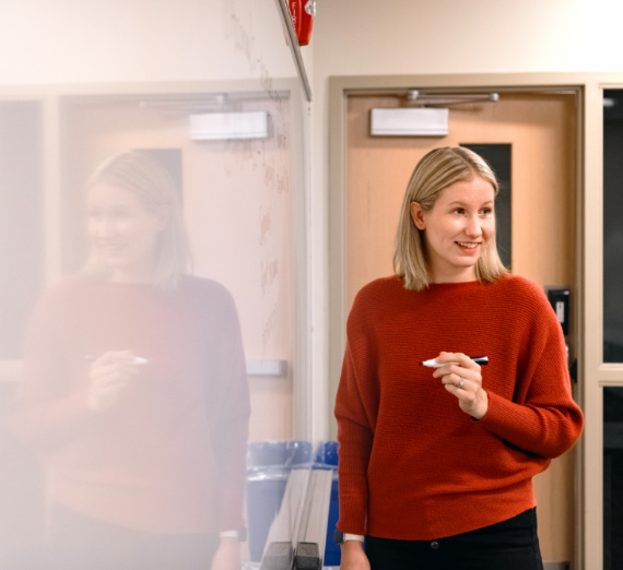Headshots of four new faculty members